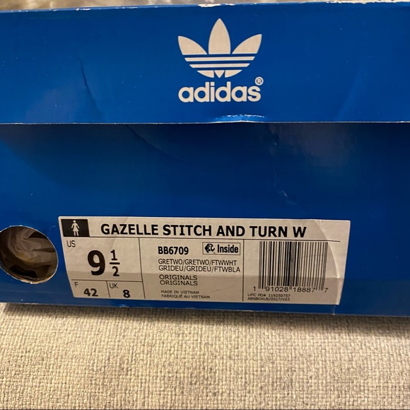 ADIDAS | Gazelle Stitch & Turn Sneakers (rare style) - Picture 7 of 7